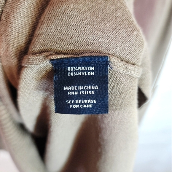 525 AMERICA TURTLENECK SWEATER W BELL SLEEVES, SZ LARGE - Picture 5 of 12